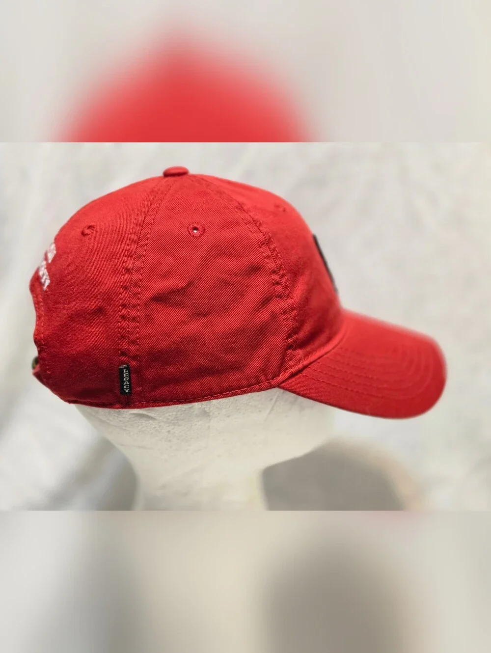 Boston University Terriers Legacy Adjustable Embroidered Logo Baseball Cap Red